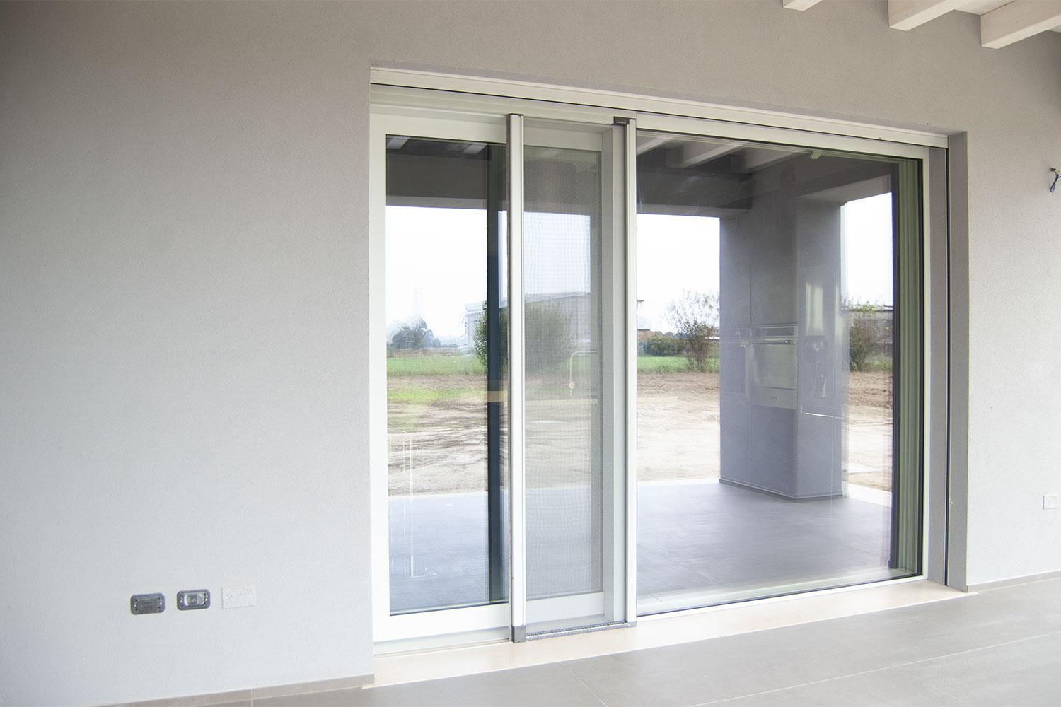 scorrevole legno alluminio